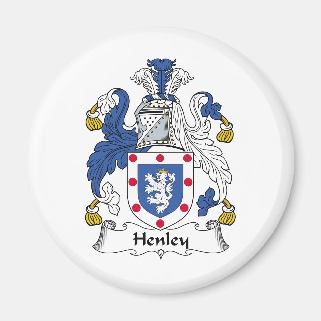 Aimant Henley Family Crest (Devant)