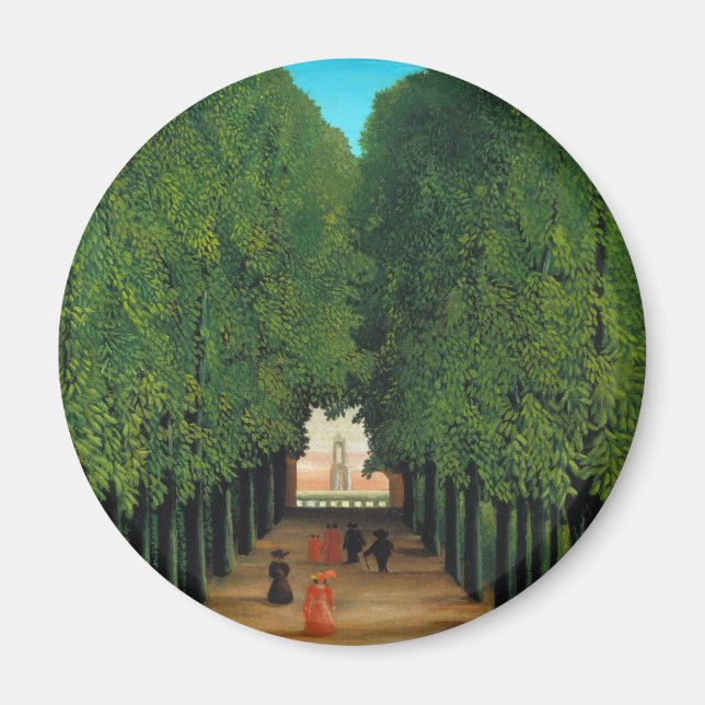 Aimant Henri Rousseau, Allée dans le parc de Saint-Cloud (Devant)