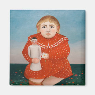 Aimant Henri Rousseau - Enfant à la poupée