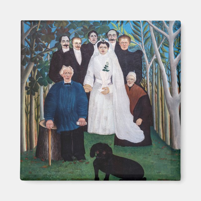 Aimant Henri Rousseau - La fête de mariage (Devant)