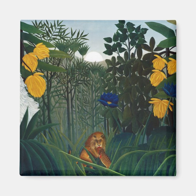 Aimant Henri Rousseau La refonte du Ga botanique du Lion (Devant)