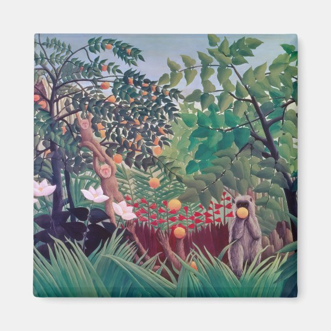Aimant Henri Rousseau - Paysage Exotique (Devant)