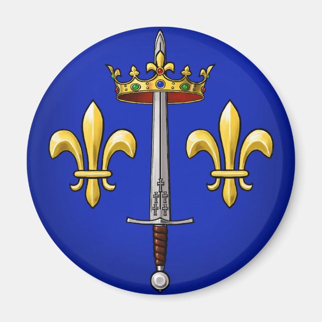 Aimant Heraldique de Jeanne d'Arc Jeanne d'Arc (Devant)