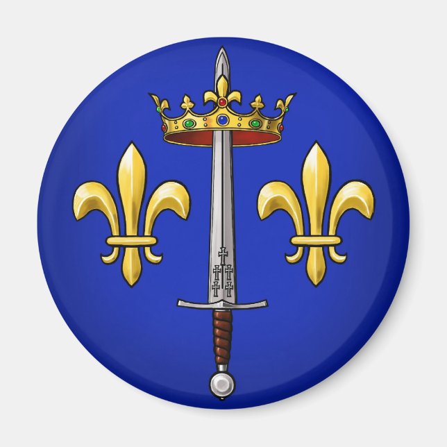 Aimant Heraldique de Jeanne d'Arc Jeanne d'Arc (Devant)