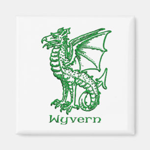 Aimant Héraldique médiévale de Wyvern