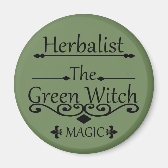 Aimant herbalist the green witch magic (Devant)