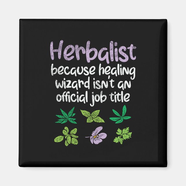 Aimant Herbes aromatiques amusantes (Devant)