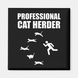 Aimant Herdeur professionnel de chats Funny Héritage de 