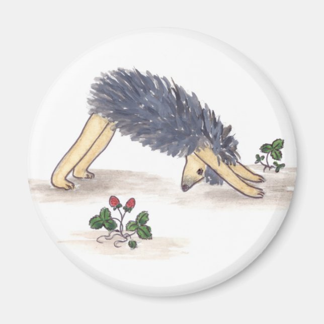 Aimant Hérisson Yoga (Devant)