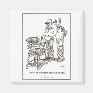 Aimant Hernia Cartoon