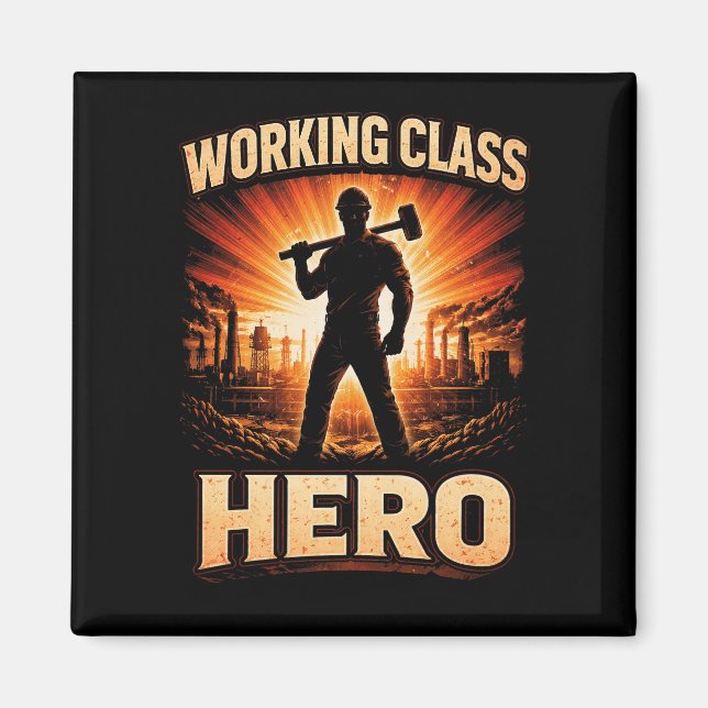 Aimant Héros de la classe ouvrière (Devant)