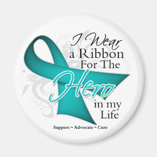 Aimant Héros de ruban de Cancer ovarien dans ma vie