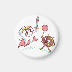 Aimant Héros des dents vs Bacteria Monster Dental Cartogr