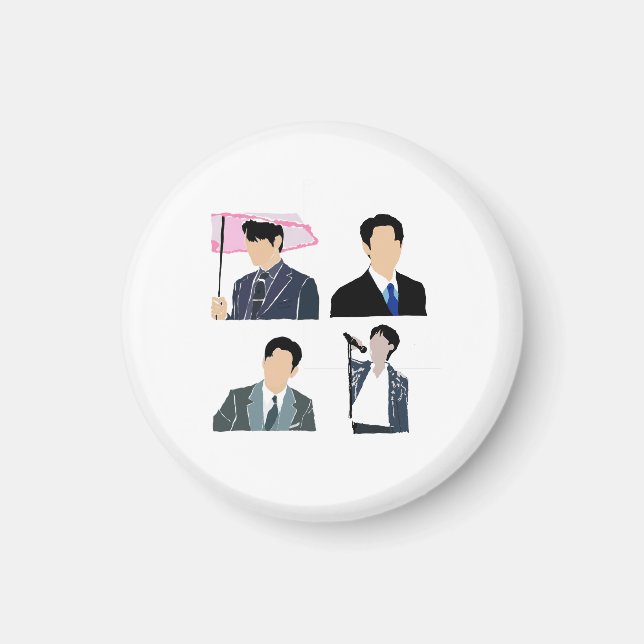Aimant Héros masculins de K-Drama (Devant)