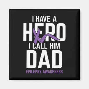 Aimant Héros Papa Epilepsy Sensibilisation Epilepsie Pati