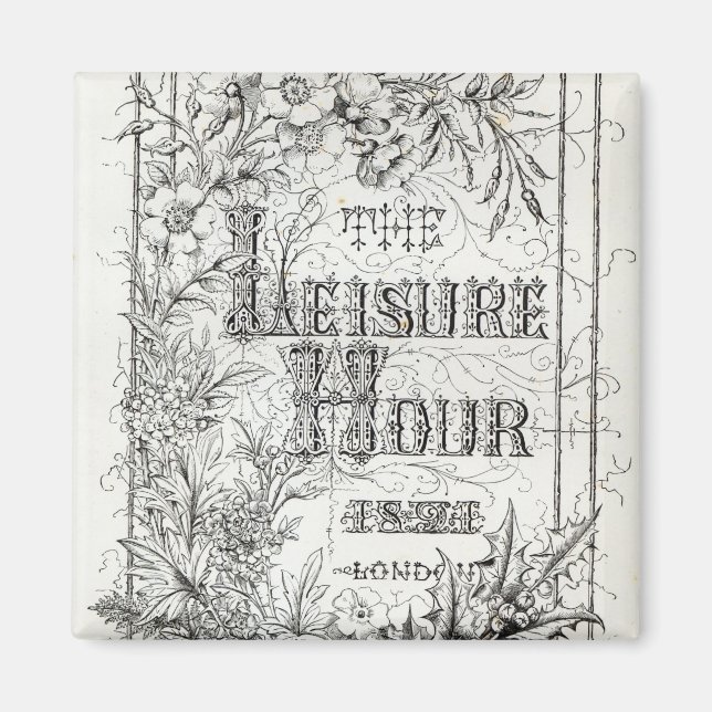 Aimant Heure de loisirs, Londres, 1891 (Devant)
