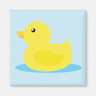 Aimant Heure du bain Canard jaune