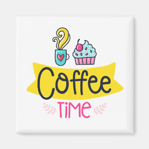 Aimant Heure du café