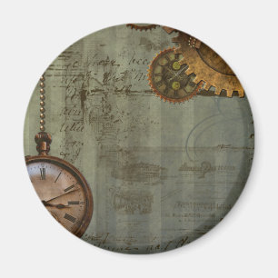 Aimant Heure Steampunk