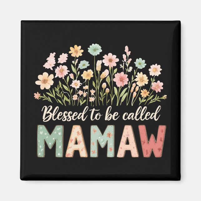 Aimant Heureuse d'être appelée Mamaw (Devant)