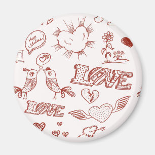 Aimant Heureuse Sainte-Valentin