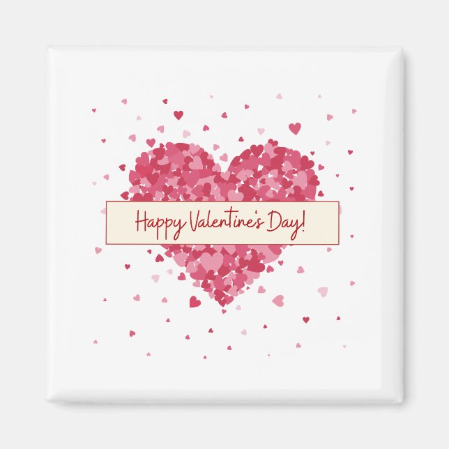 Aimant Heureuse Sainte-Valentin 2023, Aimez-Vous Mon Amou (Devant)