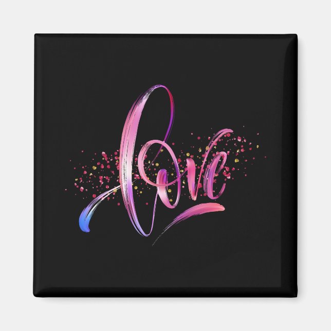 Aimant Heureuse Sainte-Valentin 2023 - Images d'amour col (Devant)