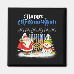 Aimant Heureux Chrismukkah Funny Hanoukka Christmas Jewis