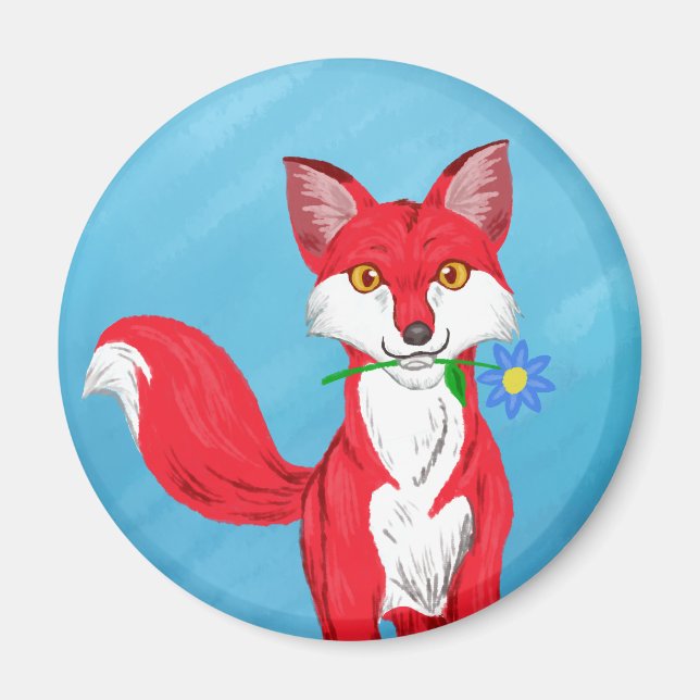 Aimant Heureux Fox (Devant)
