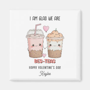 Aimant Heureux que nous sommes Bes-teas KID Valentines Jo