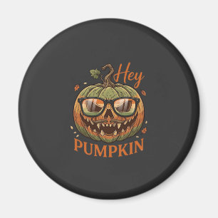 Aimant Hey Citrouille Halloween Lanterne Jack Lunettes Mo