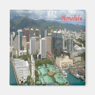 Aimant HI - Hawaii - Honolulu - Panorama