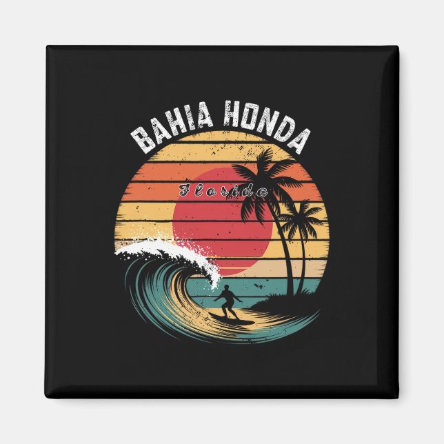 Aimant Hia Honda State Park Floride Plage Surf  (Devant)