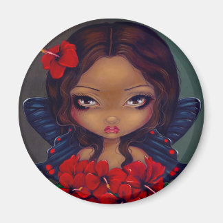 Aimant "Hibiscus rouge"
