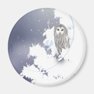 Aimant Hibou de l'hiver MAG003