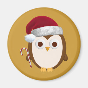 Aimant Hibou de Noël