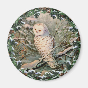 Aimant HIBOU et GUIRLANDE de MILOU par SHARON SHARPE
