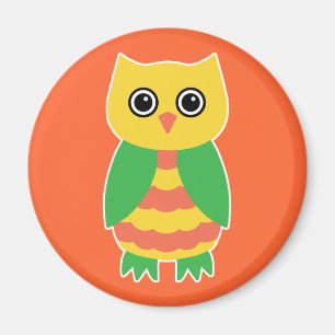 Aimant Hibou jaune