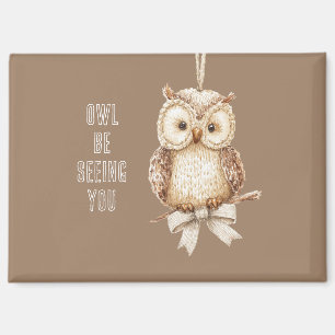 Aimant Hibou vous verra arc