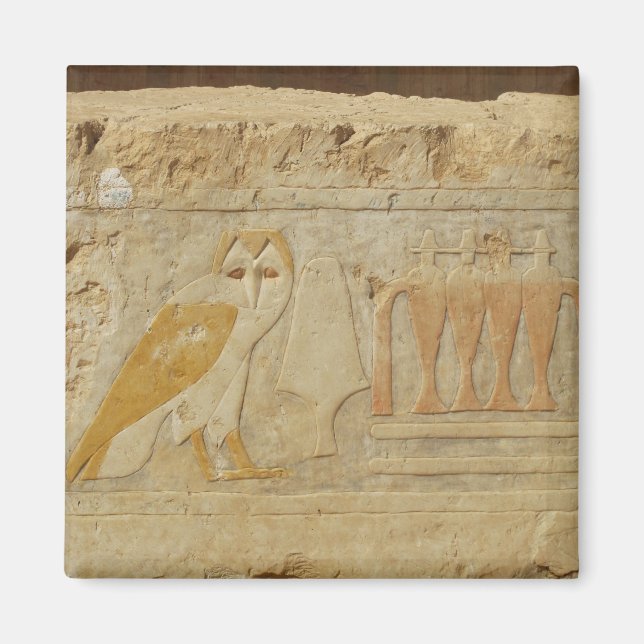 Aimant Hiéroglyphe Détail, Hatshepsut Temple, Egypte (Devant)