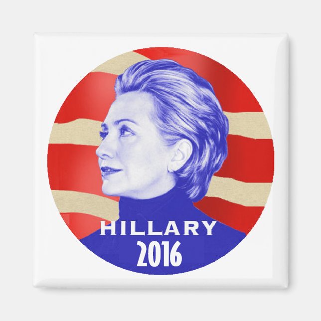 Aimant Hillary 2016 (Devant)
