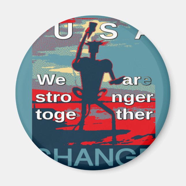 Aimant Hillary Clinton latest campaign slogan for 2016 (Devant)