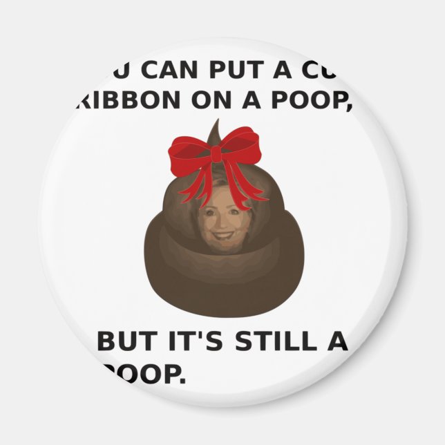 Aimant Hillary Poop (Devant)