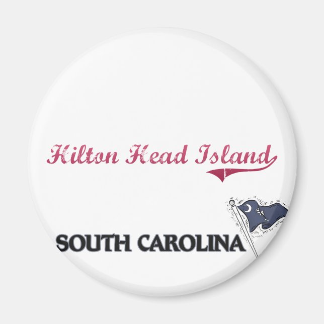 Aimant Hilton Head Island South Carolina City Classic (Devant)