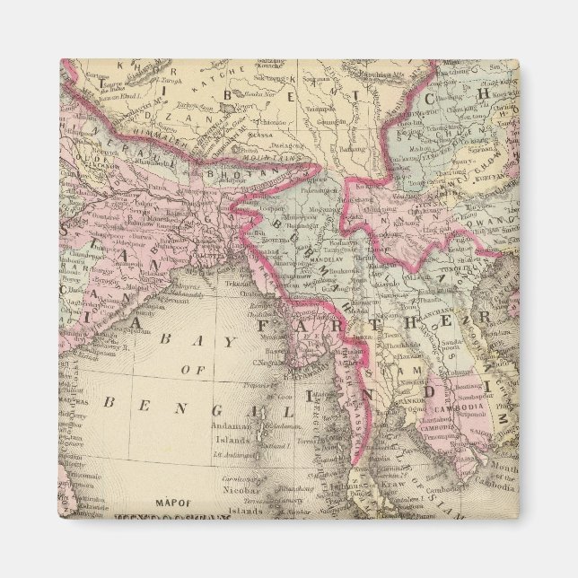 Aimant Hindoostan, Inde, Chine, Tibet 2 (Devant)