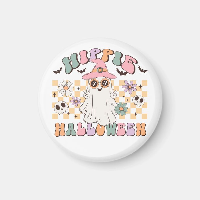 Aimant Hippie Halloween (Devant)
