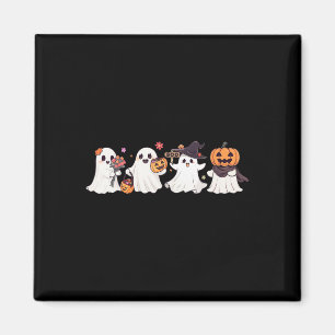 Aimant Hippie Halloween Mignon Fantôme Boo Saison Squelet