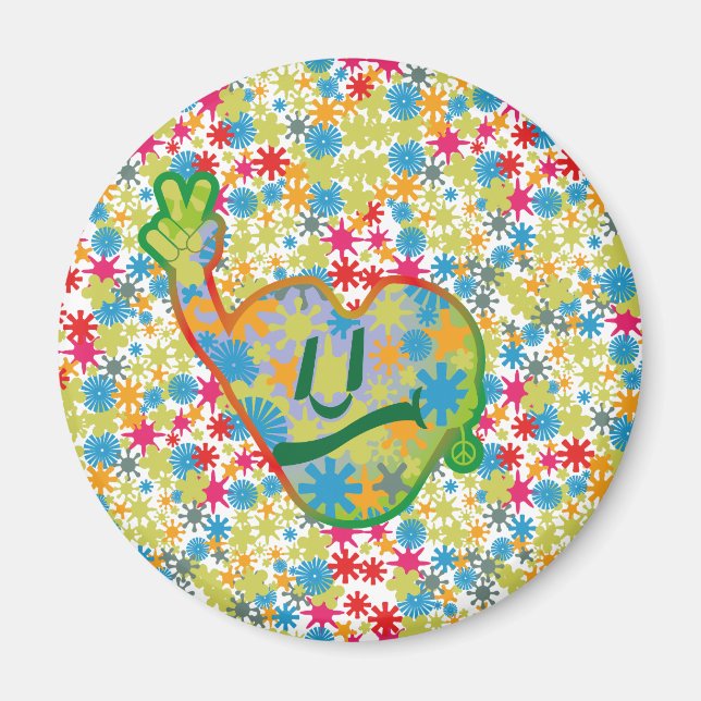 Aimant Hippie Heart ICON 2024 BY MASANSER (Devant)