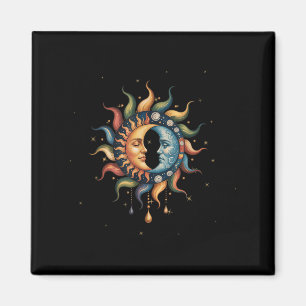 Aimant Hippie mystique du Boho céleste du Soleil et de la
