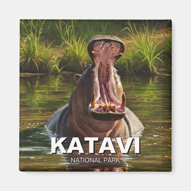 Aimant Hippo dans le Parc national du Katavi Tanzanie (Devant)